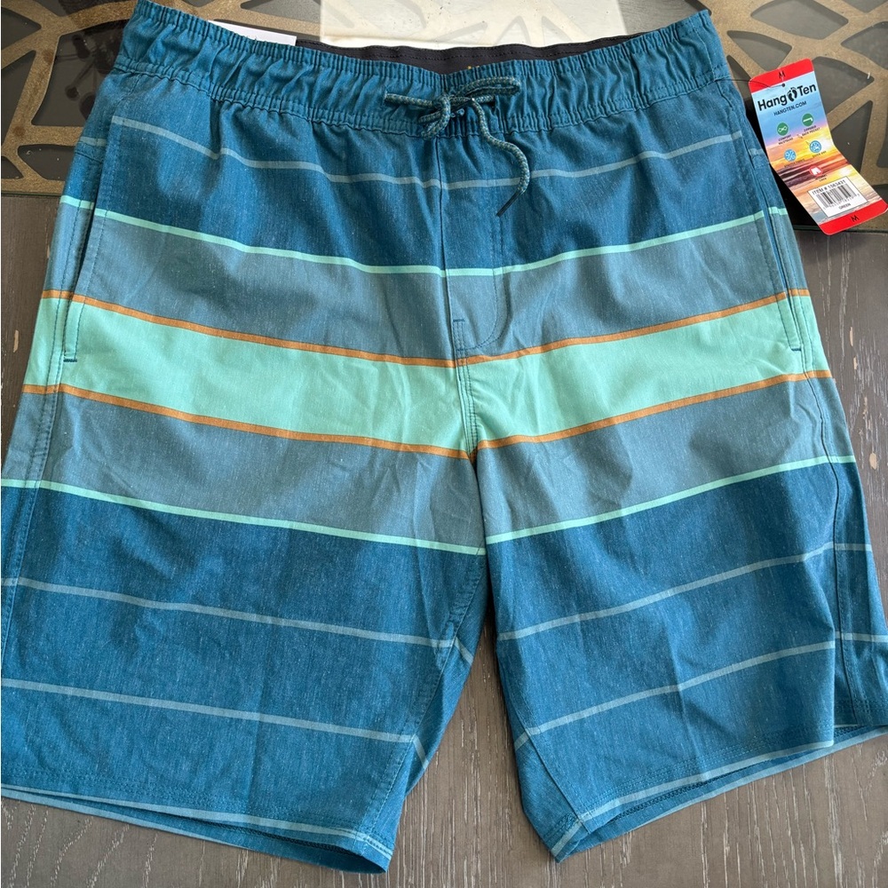Hang Ten Mens Swim Trunks Medium